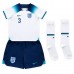 Baby Fußballbekleidung England Luke Shaw #3 Heimtrikot WM 2022 Kurzarm (+ kurze hosen)